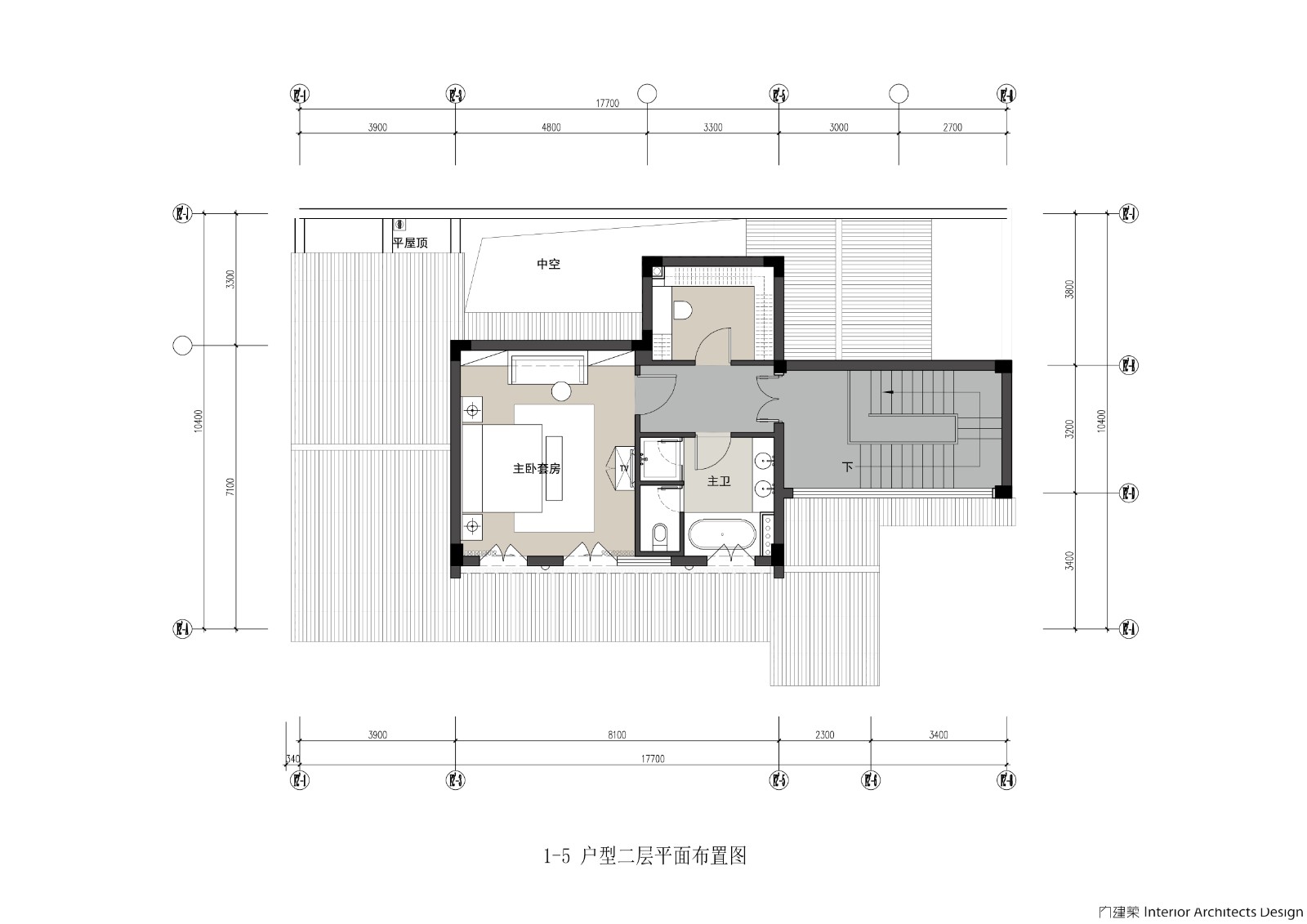 安吉绿城1-6户型|中式风格施工图|考擦图片-52
