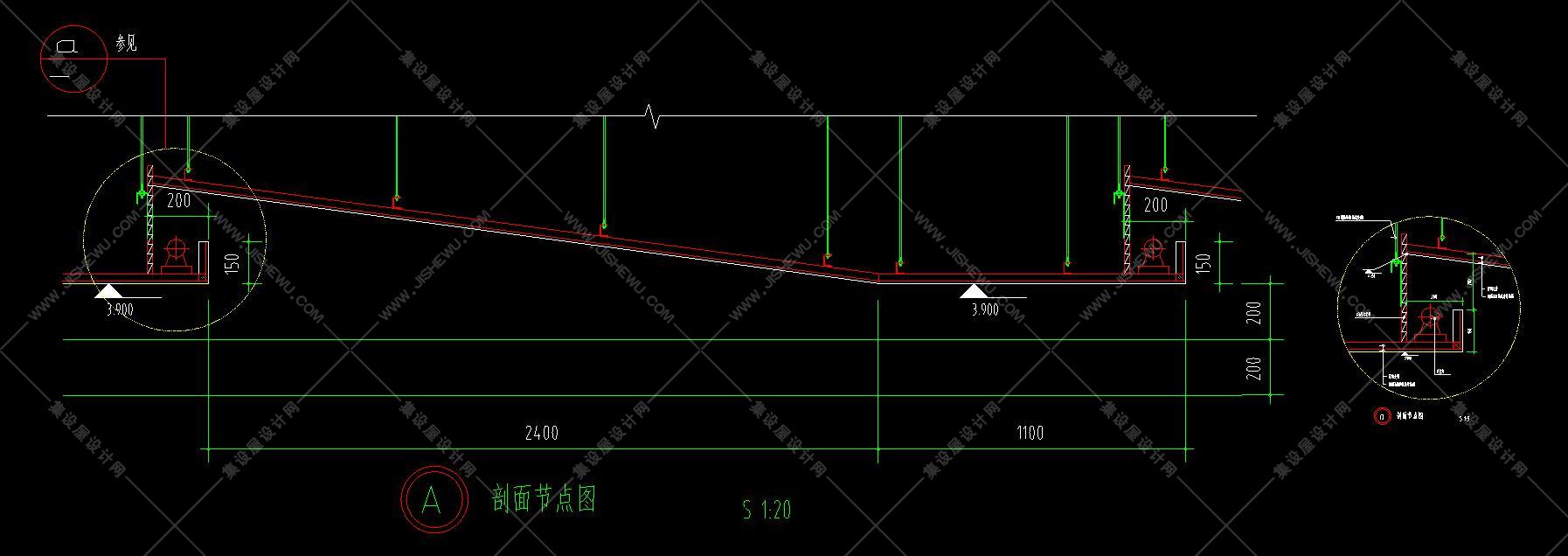 144套吊顶剖面节点图-2