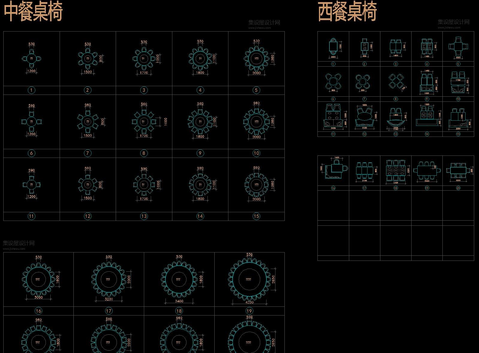 CAD平立面图库 最全最新的综合图库-113