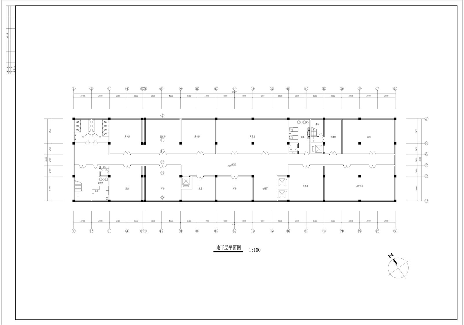 【高层建筑施工图】1300套高层小区施工图 小区多层高层户型住宅楼建筑设计施工图纸CAD设计立面大全套图库-16